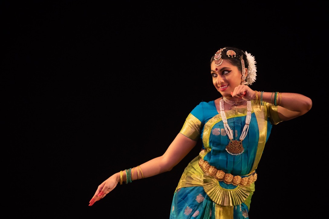 Sneha Ajayan started learning bharatanatyam at the Temple of Fine Arts under the guidance of her guru Lakshmi Krishnan. Photo courtesy: Esplanade