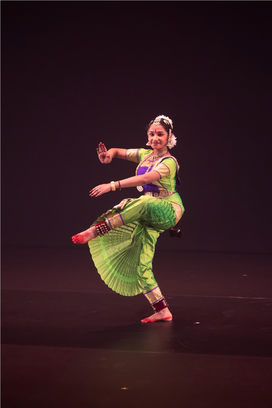 Devika Menon has been learning bharatanatyam for 11 years. Photo courtesy: Esplanade