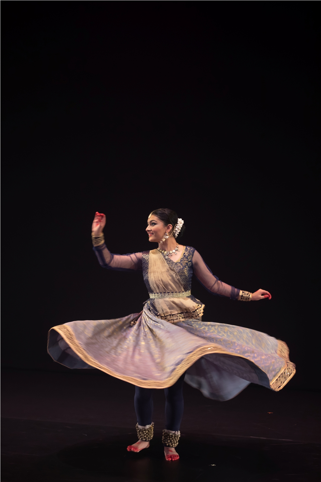 Aarya Kini's kathak journey began when she was seven years old. Photo courtesy: Esplanade