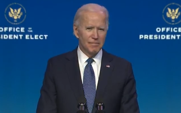 Biden described the four individuals as “first-rate nominees” who would restore independence at the Justice Department. 