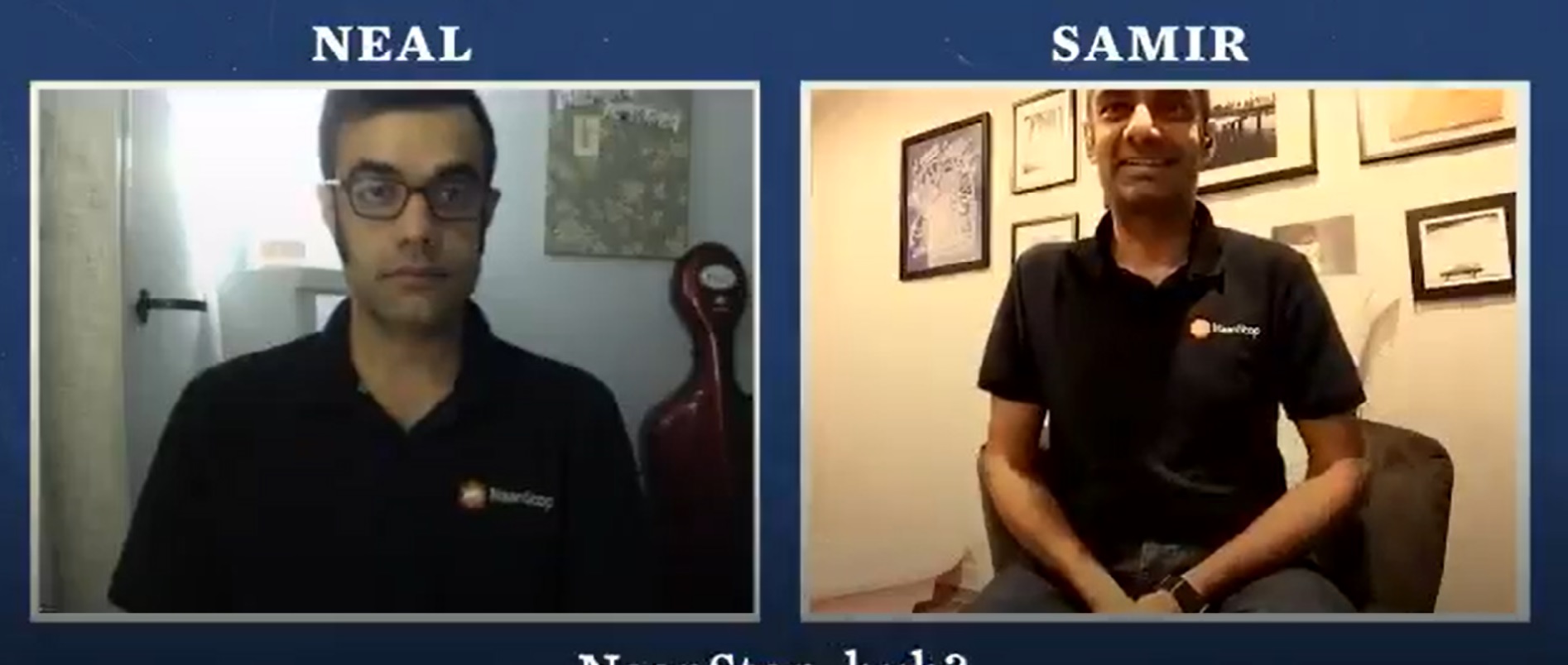 Neal and Samir Idnani own Indian restaurant NaanStop in Atlanta, Georgia. Screengrab courtesy: Twitter/@WhiteHouse