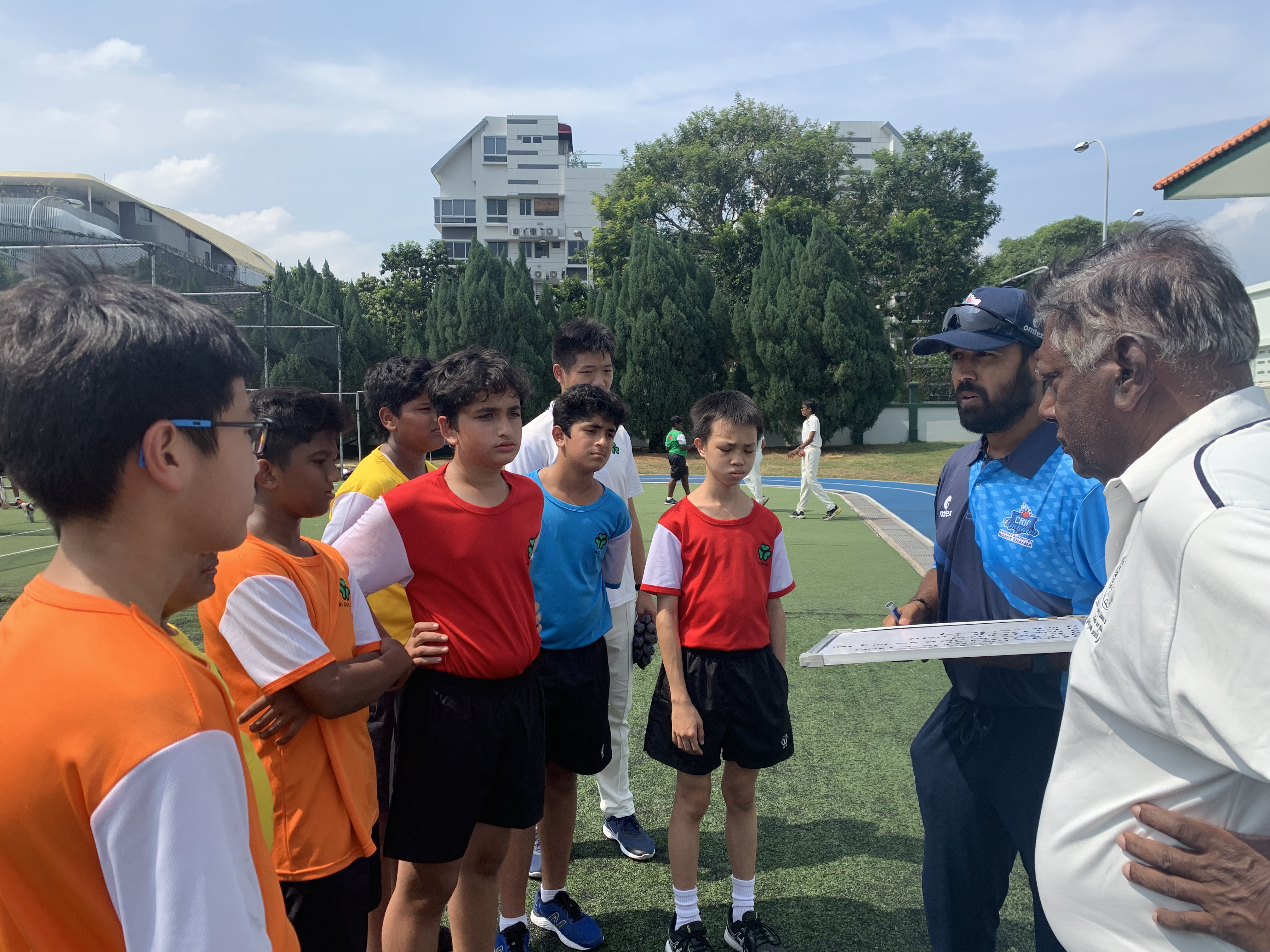 With 103 cricket teams in a geographical area of 721.5 square kilometres, which comprises the mainland and other islands, it is Singapore that has the highest density of cricket clubs.