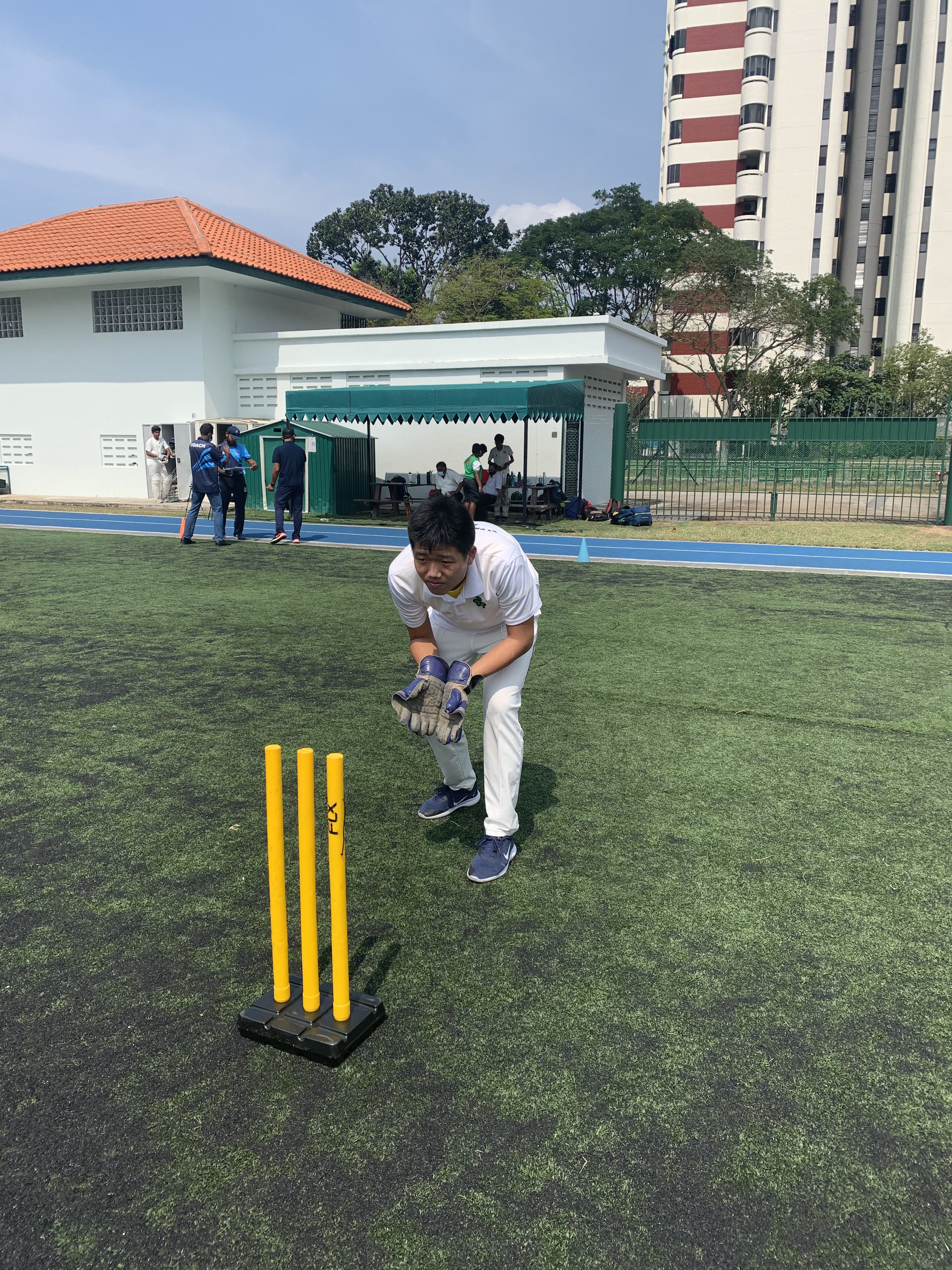 Alonzo Au, a wicket-keeper whose idol is MS Dhoni, was brought to cricket at a young age when he saw his neighbourhood friends in Little India playing the game and joined them.