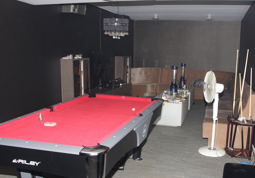 Scene photo from the residential unit along Emerald Hill Road. Photo courtesy: Singapore Police Force