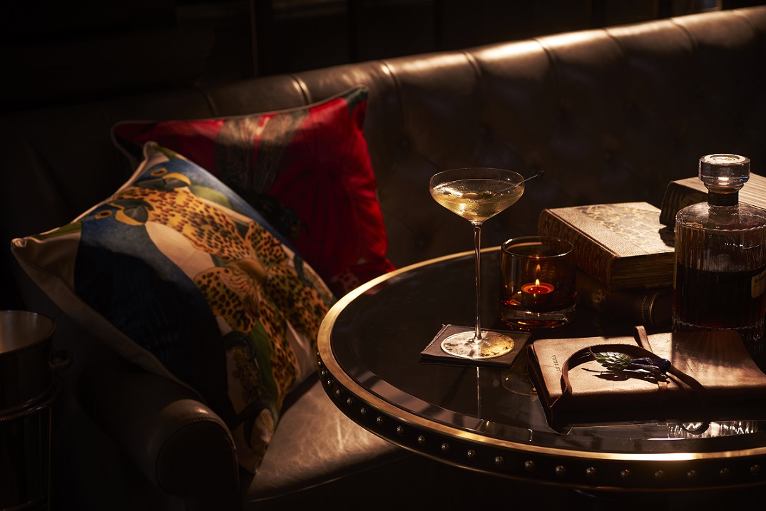 Saboteur is a twist on the classic martini recipe. Photo: Raffles Hotel Singapore