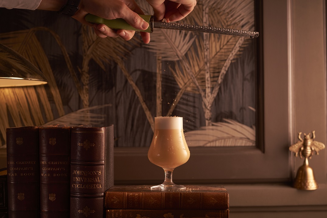 Wrath - a dessert-styled cocktail based on the motifs in the novel. Photo: Raffles Hotel Singapore