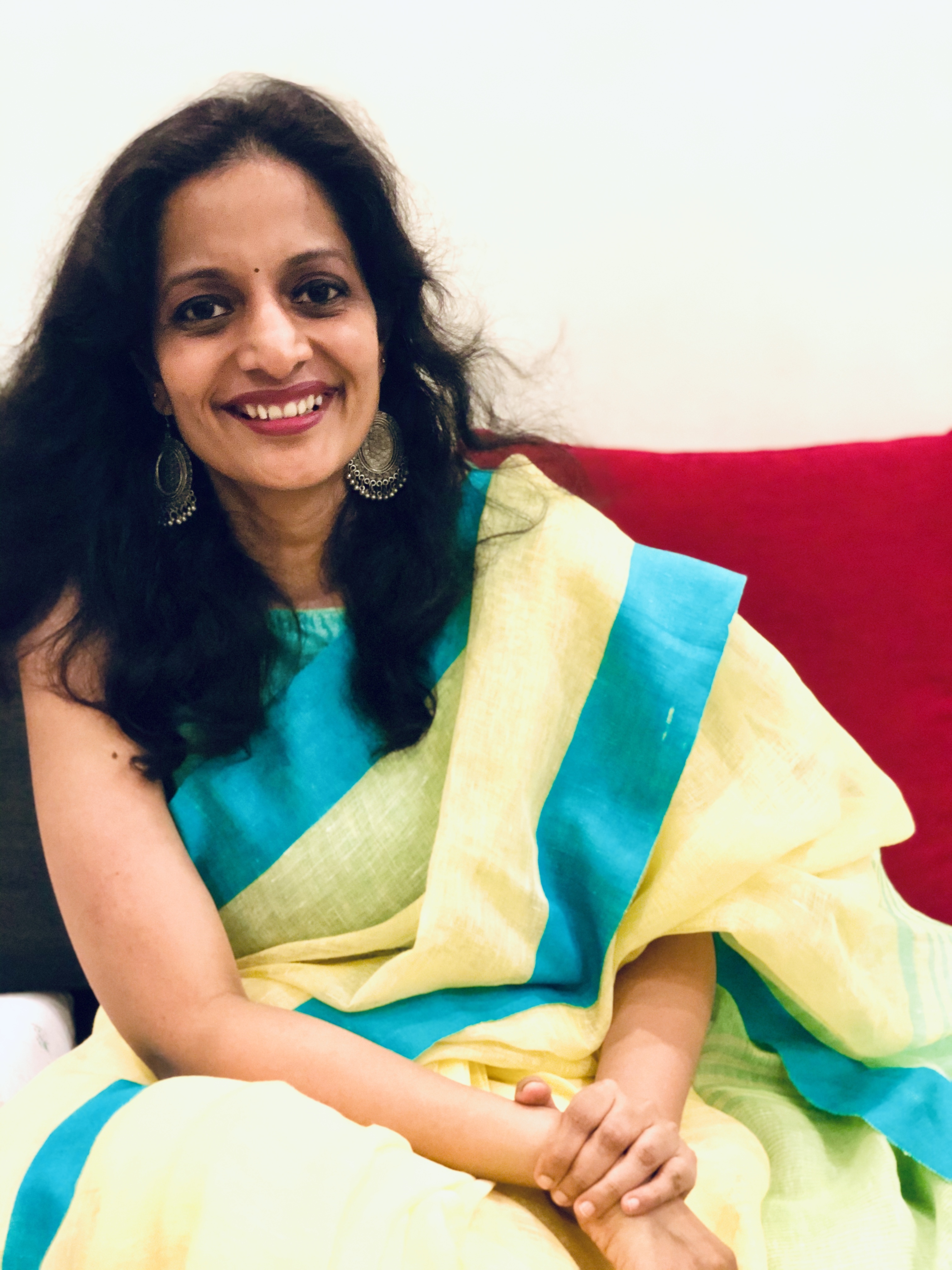 Hailing from Thrissur, Kerala, Shilpa relocated to Singapore in 1999. Photo courtesy: Kathaa Studios
