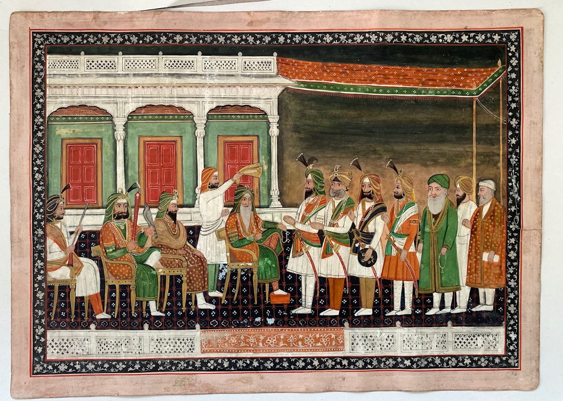 A painting of the court of Ranjit Singh. Photo courtesy: Manraj S Sekhon
