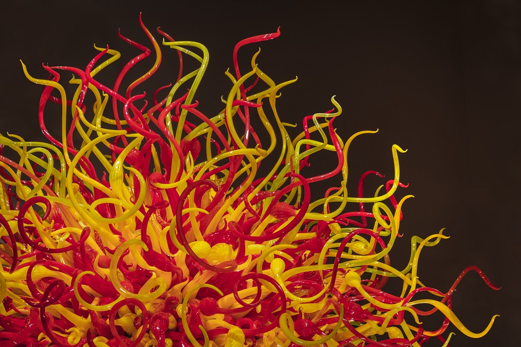 Dale Chihuly Setting Sun (detail), 2020 © Chihuly Studio. All Rights Reserved.