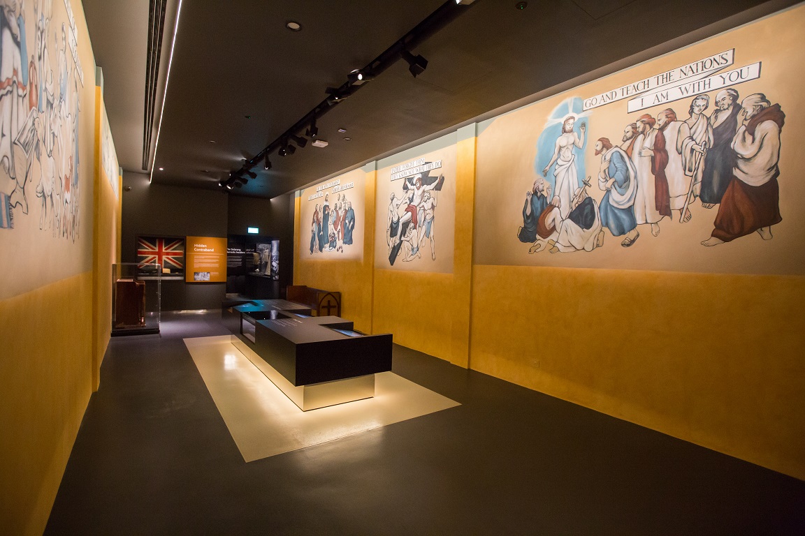 Replica of Changi Murals by Stanley Warren. Photo courtesy: CCM