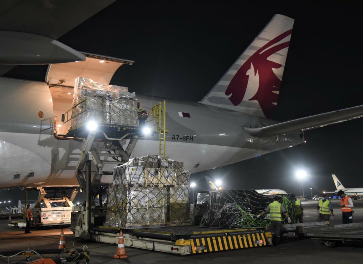 200 oxygen concentrators from the Republic of Korea. Photo courtesy: MEA