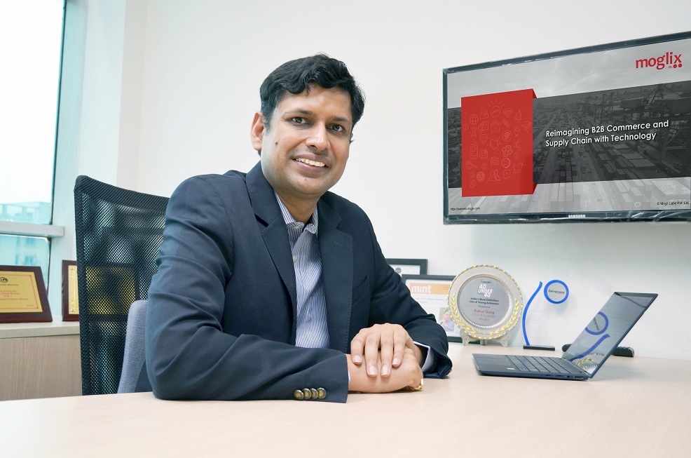 Rahul Garg, Founder & CEO, Moglix. Photo courtesy: Moglix
