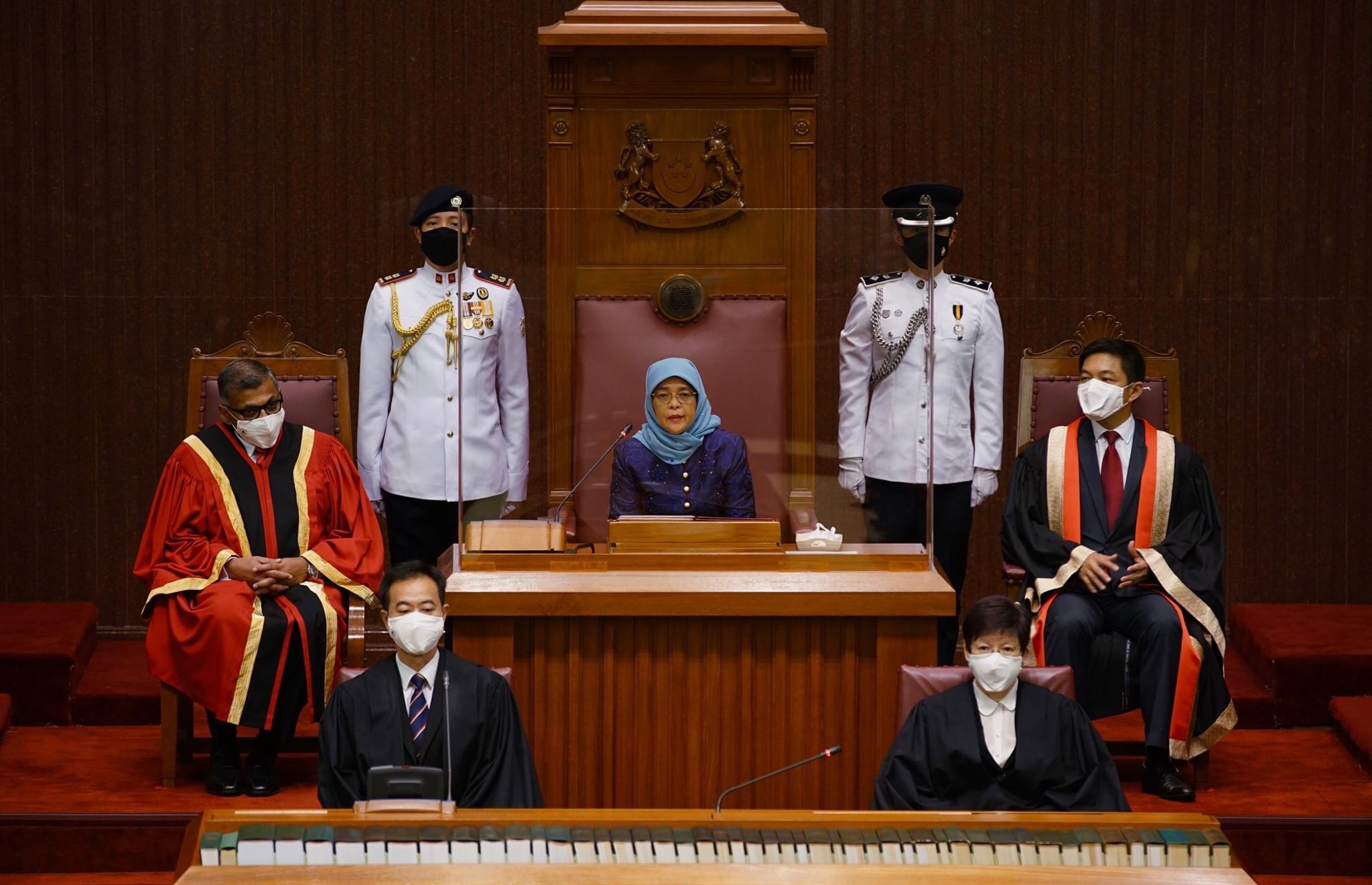 Addressing allegations online that among those who participated in the poll were people studying to become religious teachers, Halimah said the community has to 
