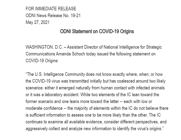Courtesy: www.dni.gov