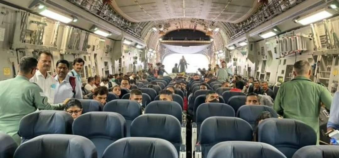 Immediately after passengers on board the C-17 heavy-lift transport aircraft deplaned, they were greeted by people present on the tarmac, the official said.