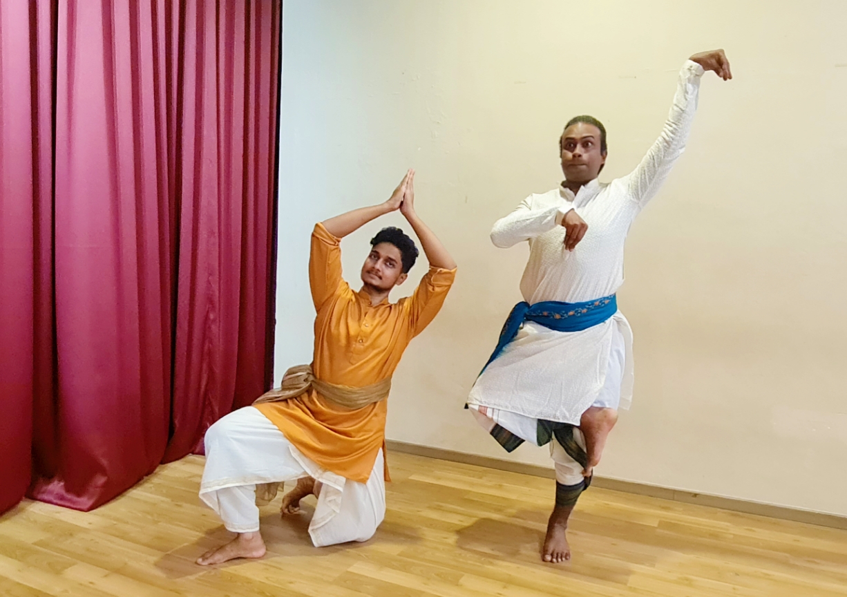 enacting the stories portraying Bheema as a superhero and also to subtly relate the message that if one is strong and powerful, one should also be humble and kind. 