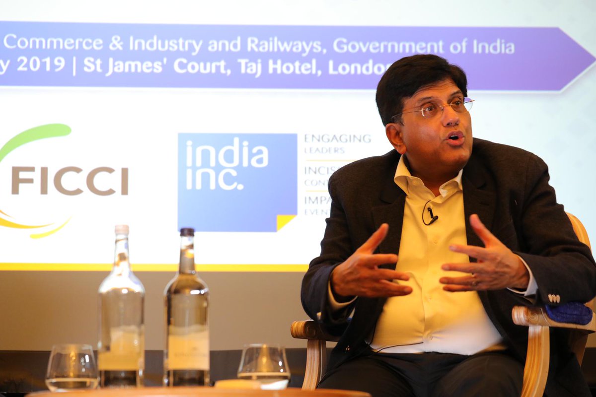 Minister for Commerce and Industry, Piyush Goyal