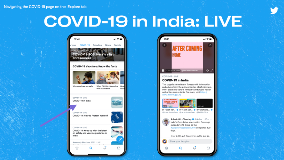 Micro-blogging platform of Covid-19 Live updates to connect with strangers.