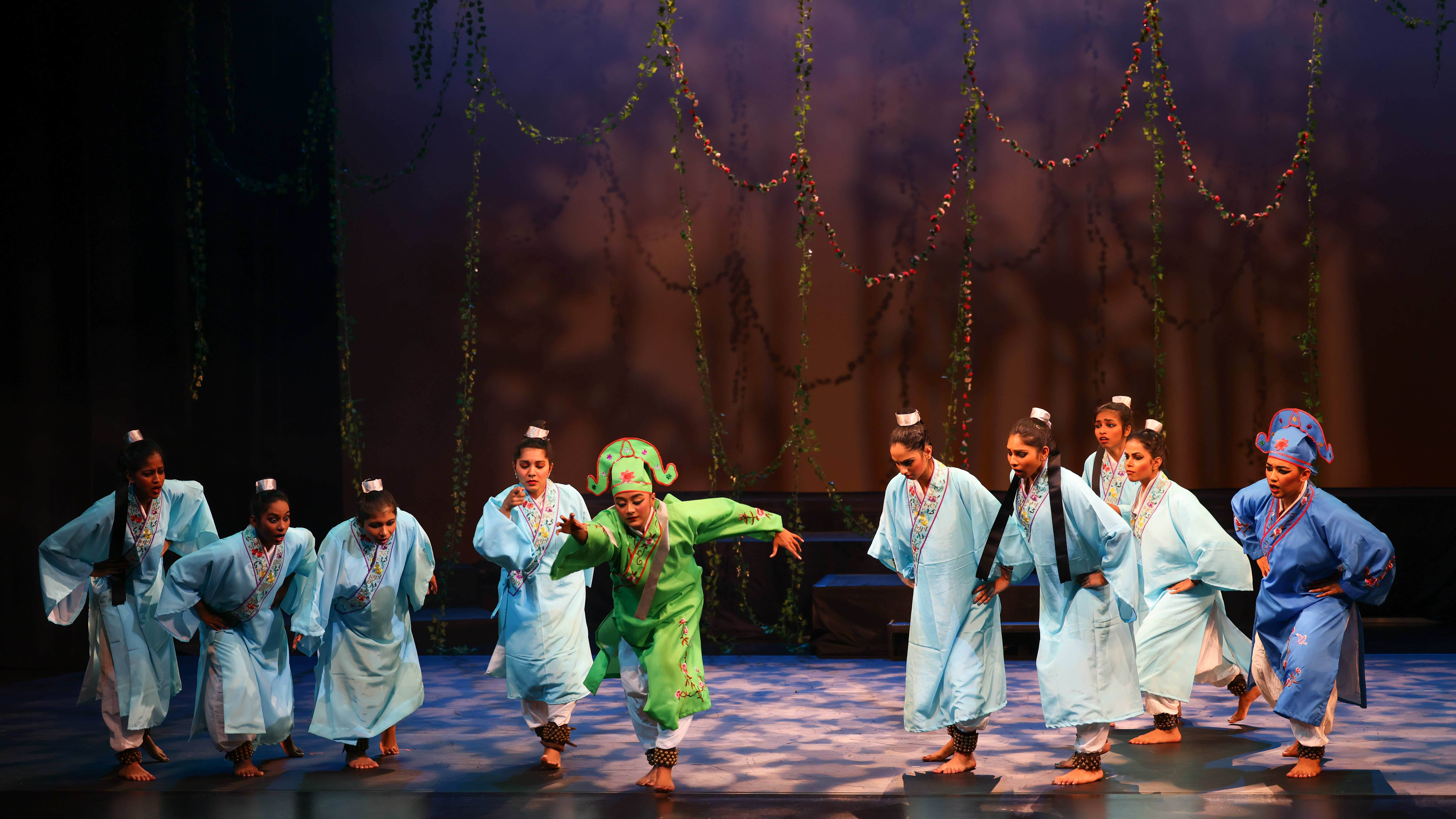 Despite the pandemic, the recent performance opened to a packed house at the Viictoria Theatre.