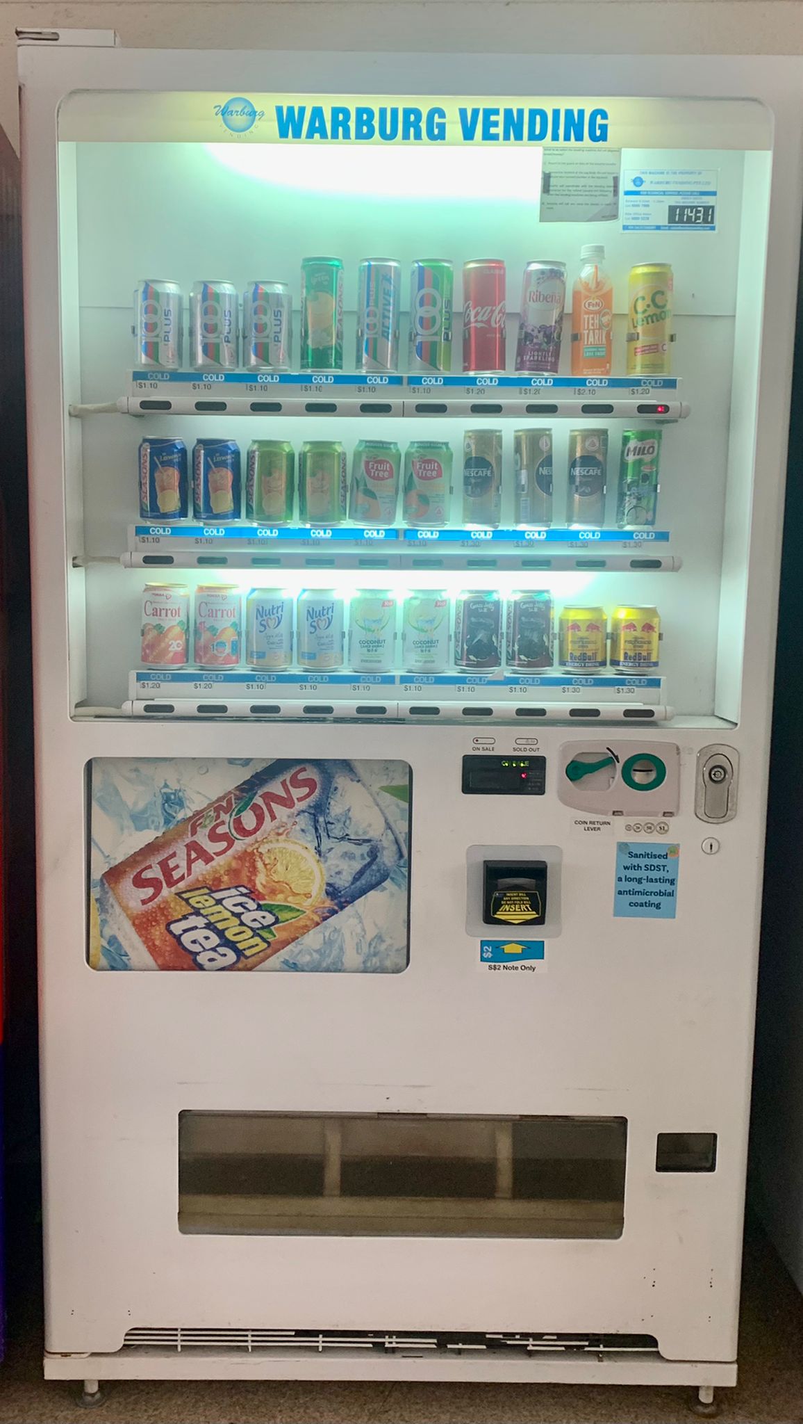 Cold/Hot Beverages vending machine