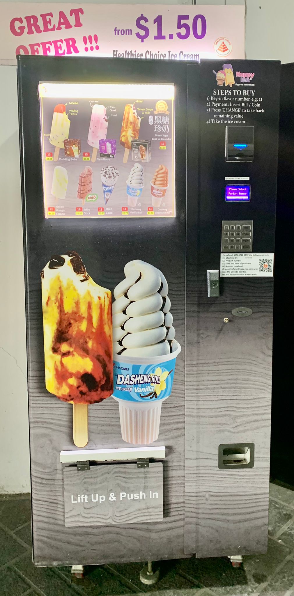 Ice Cream vending machine