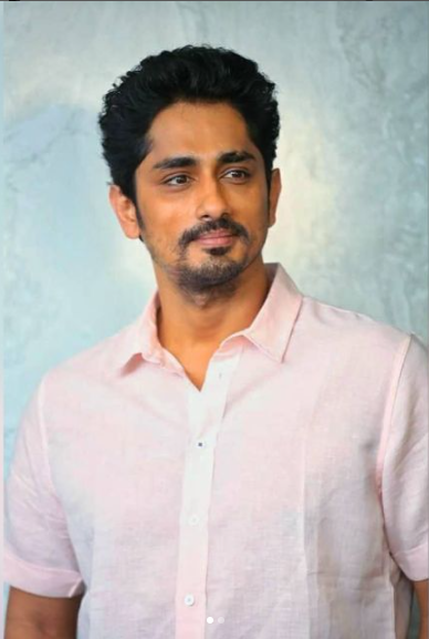 Indian actor Siddharth