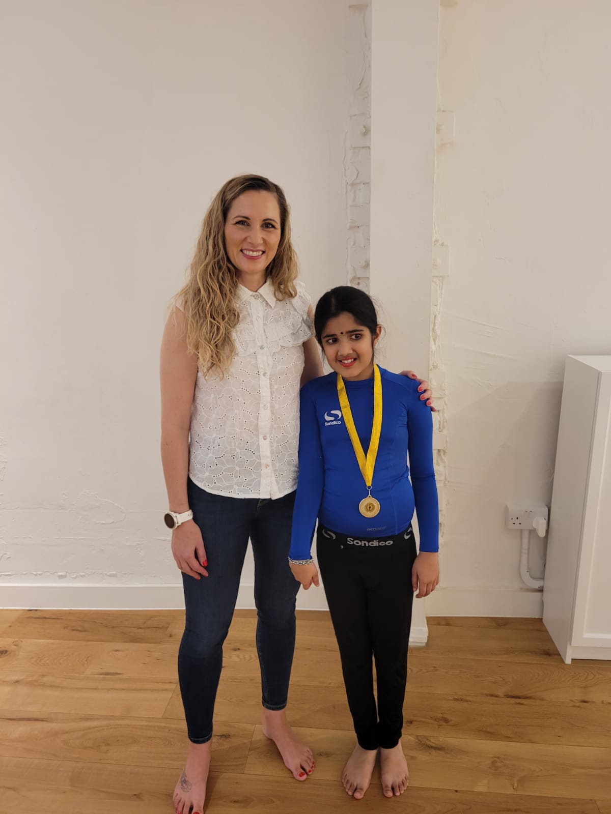 won the gold medal in the under-11 UK National Yoga Championship held in London