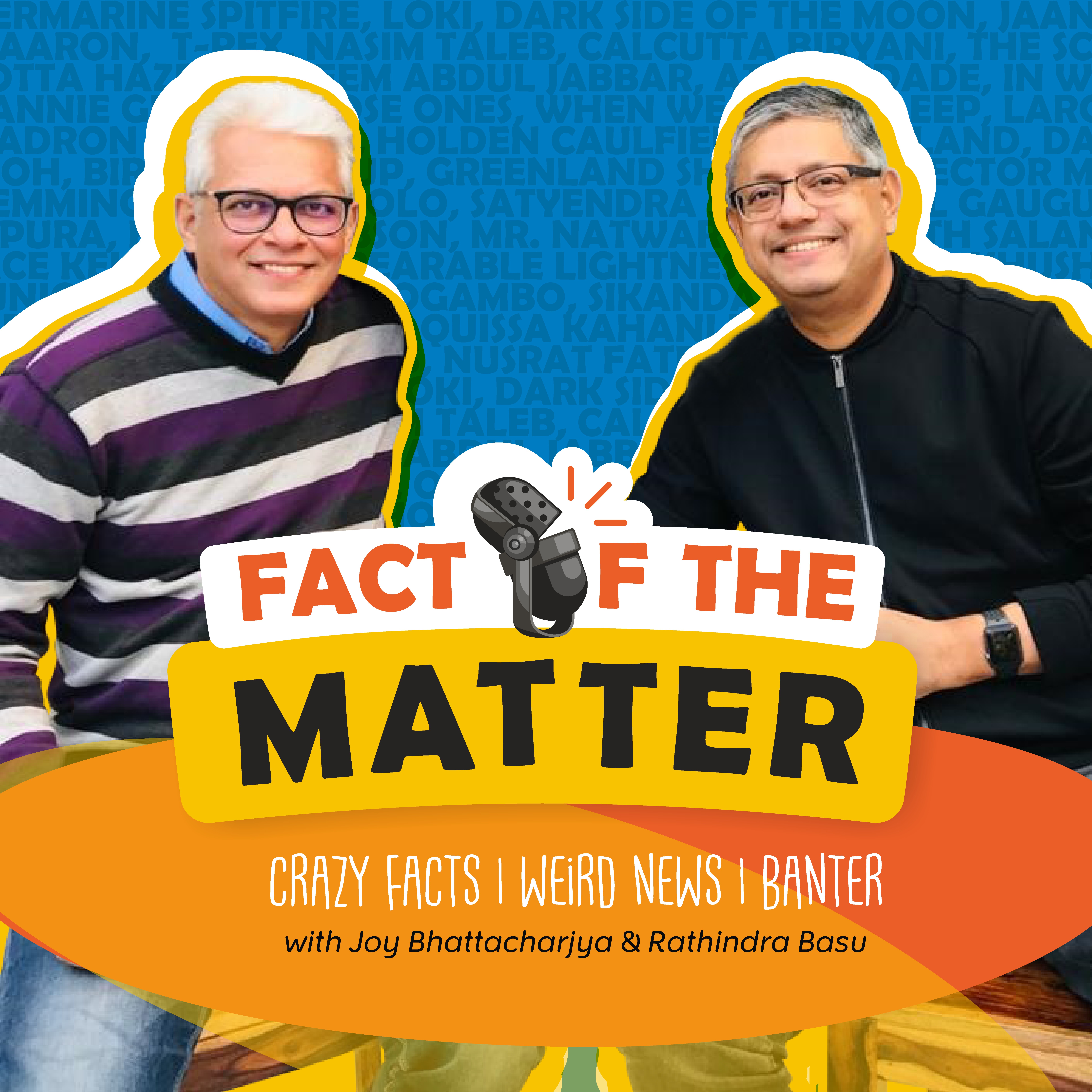 The two senior media professionals and trivia enthusiasts from India have fun with facts and news from the world of music, books, film, sports, history, science, language, among others.
