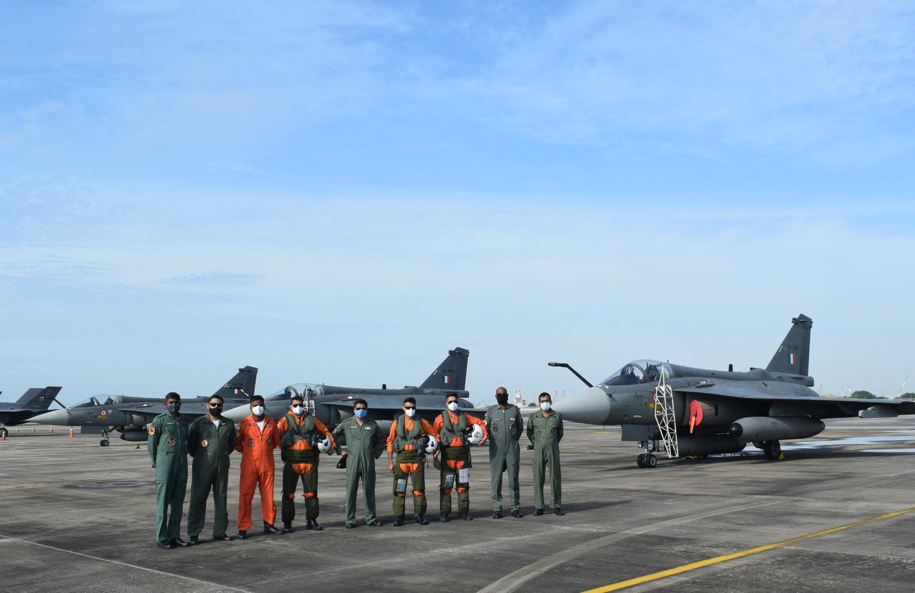 Tejas at Changi International Airport