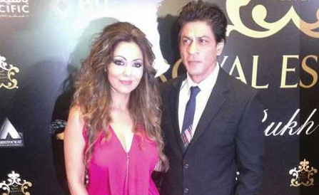 Shah Rukh Khan with Gauri Khan