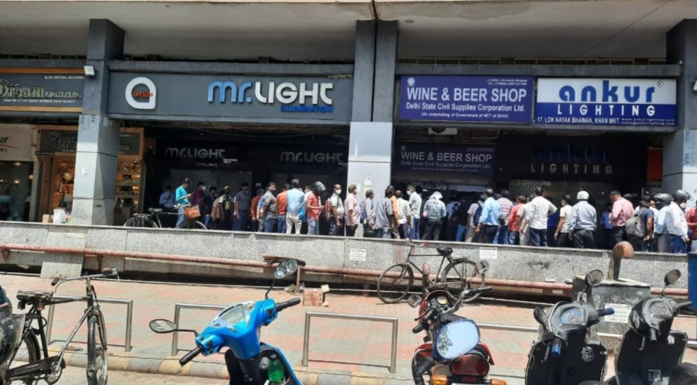 Liquor stores in several parts of the city were seen offering discounts up to 35 per cent on certain IMFL brands.