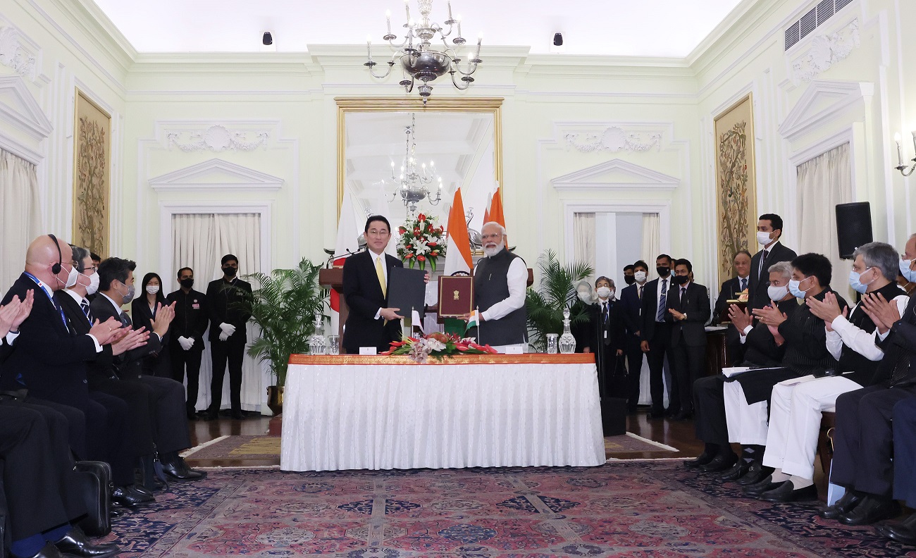 The Japanese prime minister pledged to invest USD 42 billion over the next five years.