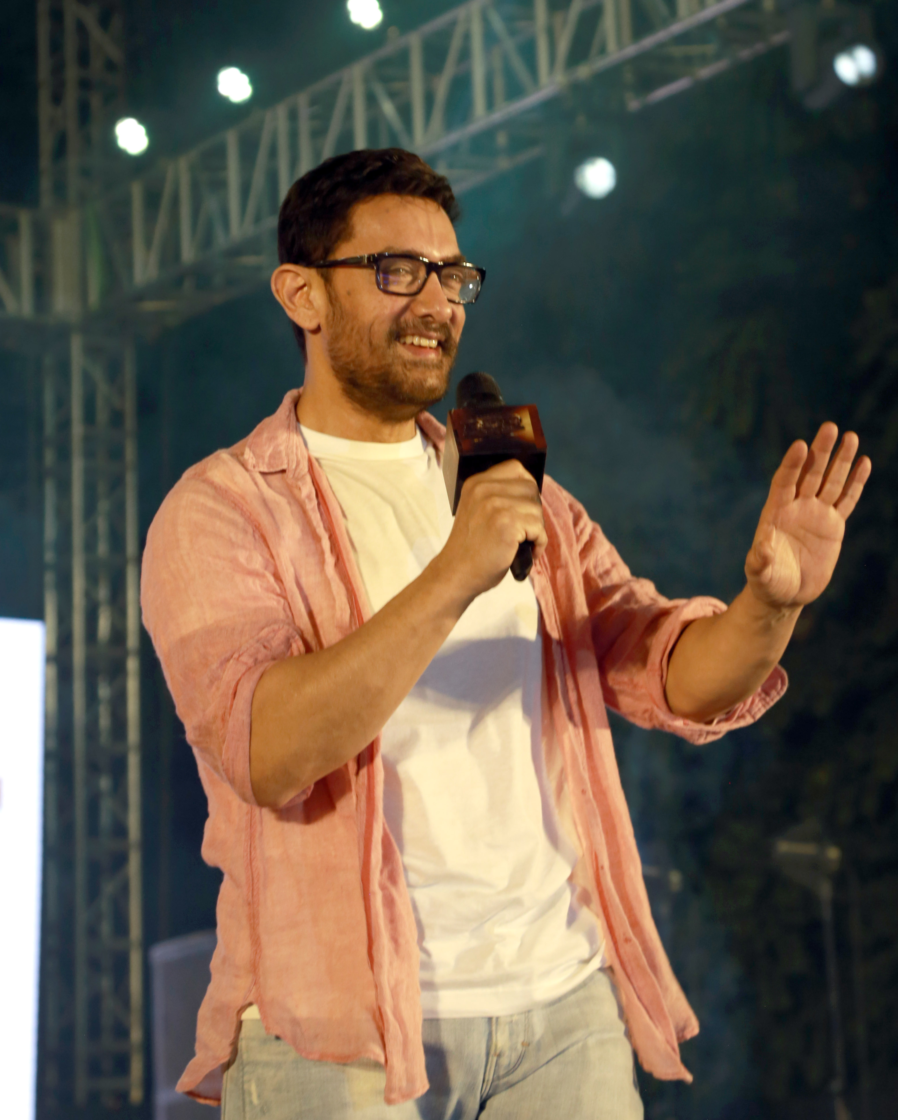 Aamir Khan in RRR promotion