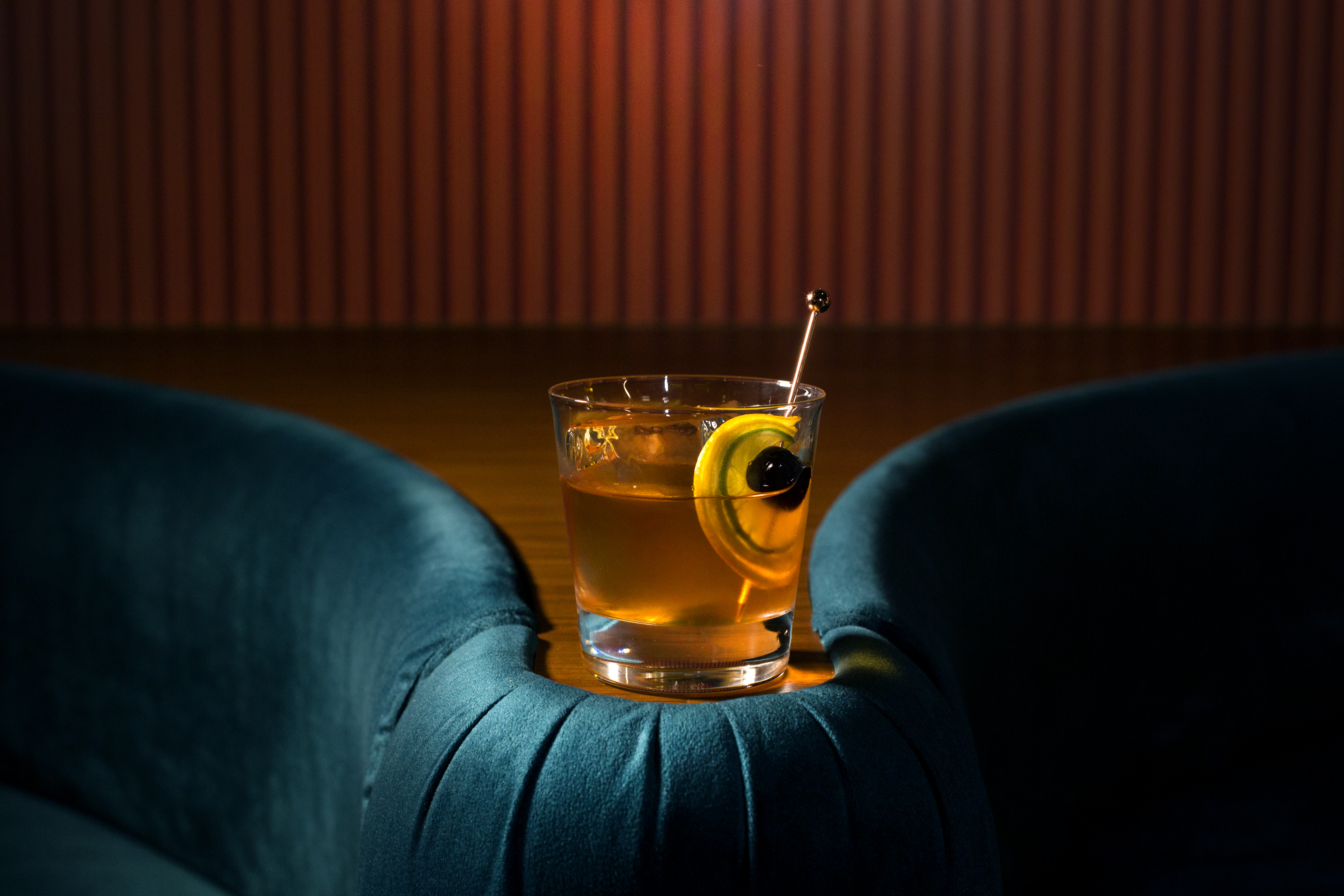 Gin Old Fashioned Cocktail