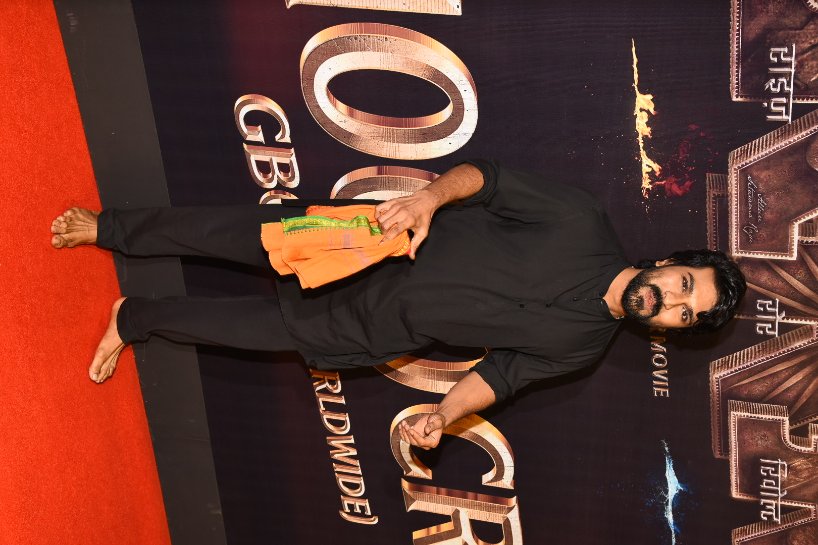 Ram Charan seen barefoot at RRR success bash