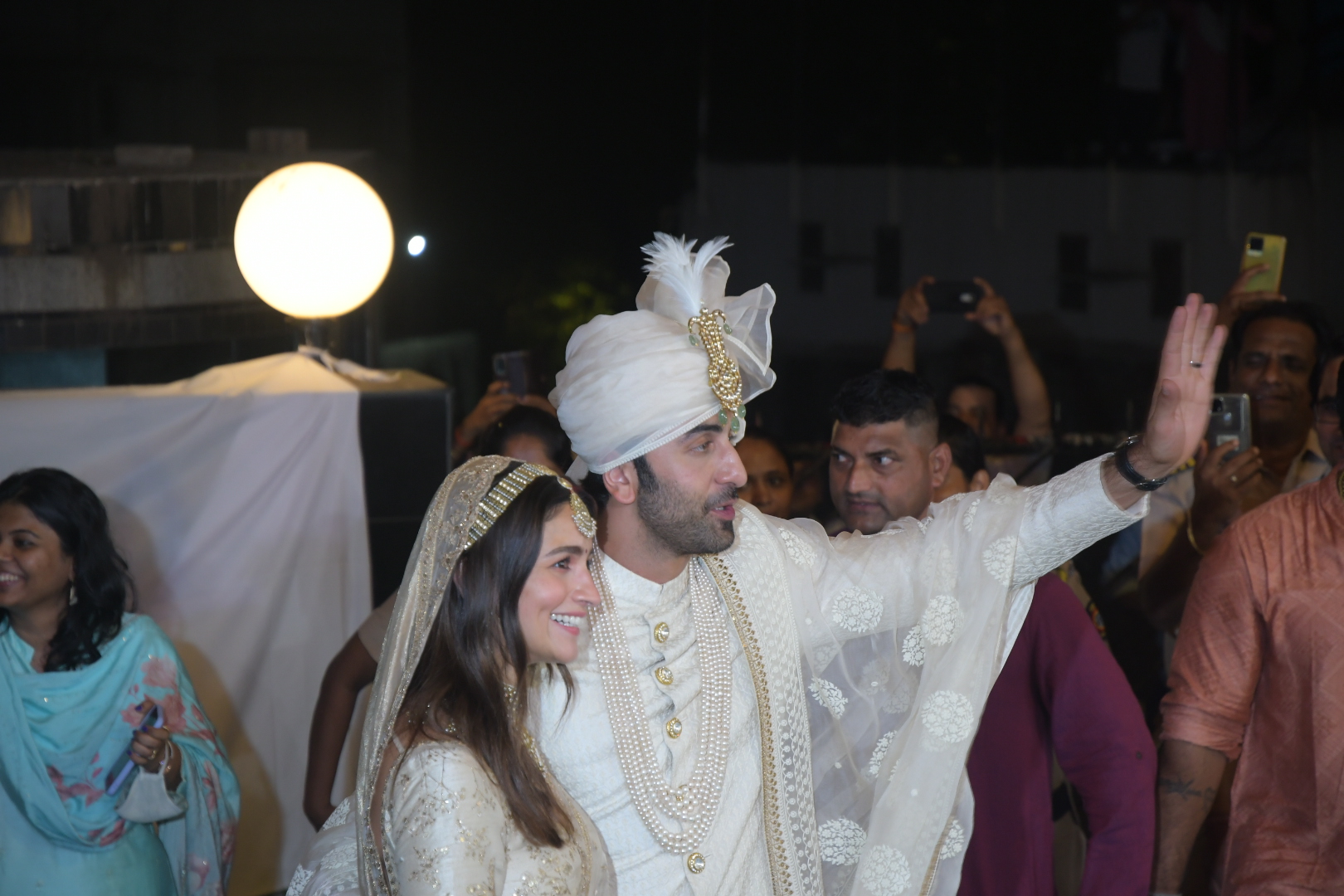 Rabir Alia newlywed couple