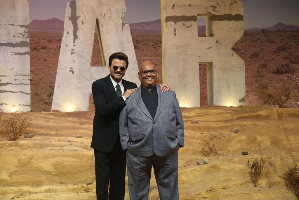 Anil Kapoor and Satish Kaushik at Thar trailer launch