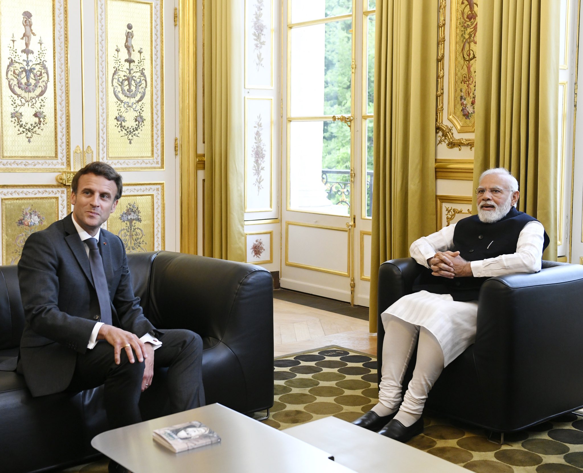 talked at length about bilateral as well as global issues.