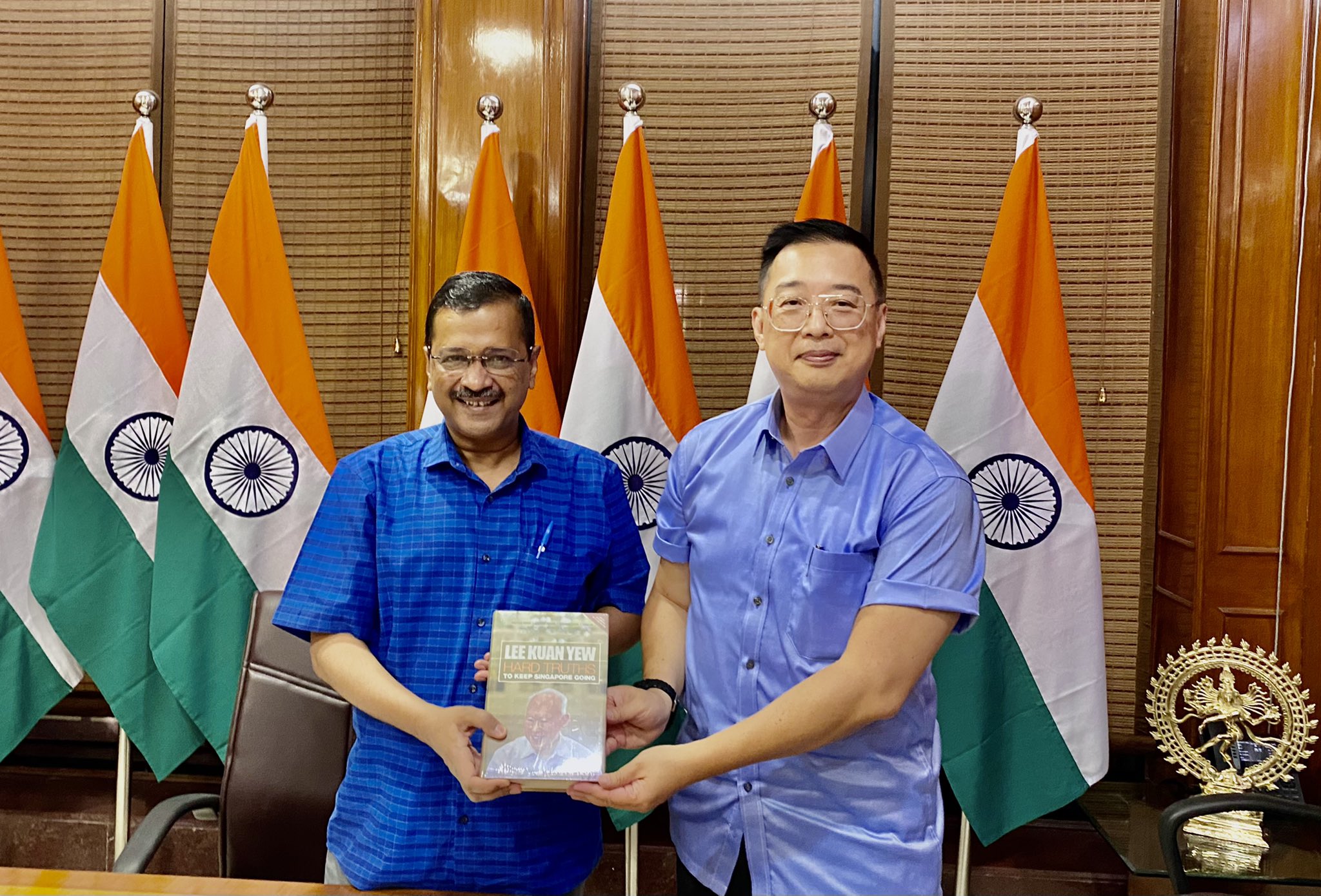 Kejriwal and Wong also discussed avenues for collaboration and cooperation
