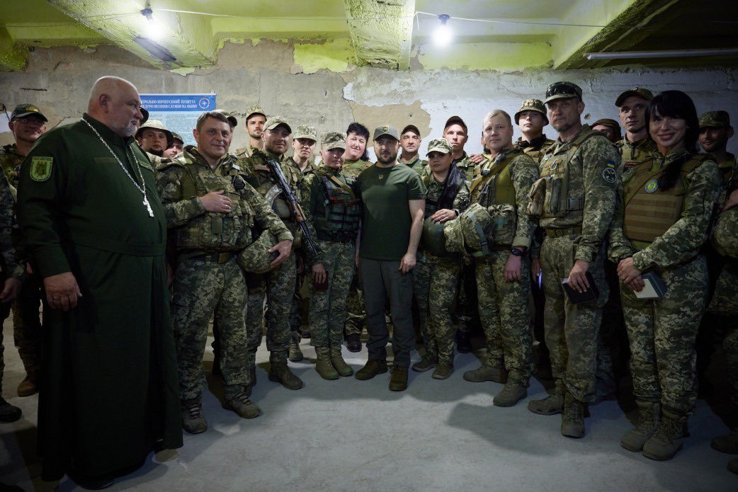Earlier, Zelenskyy vowed his troops would not give up the south of the country, after he visited the frontline there.