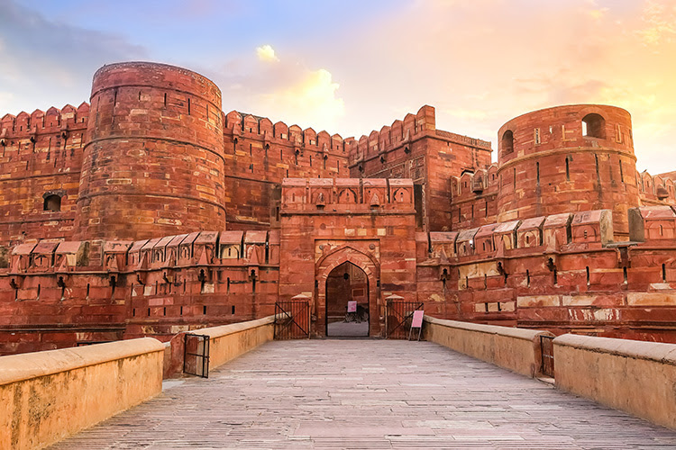 Agra Fort was built during 1565-1573 in the city of Agra, UP