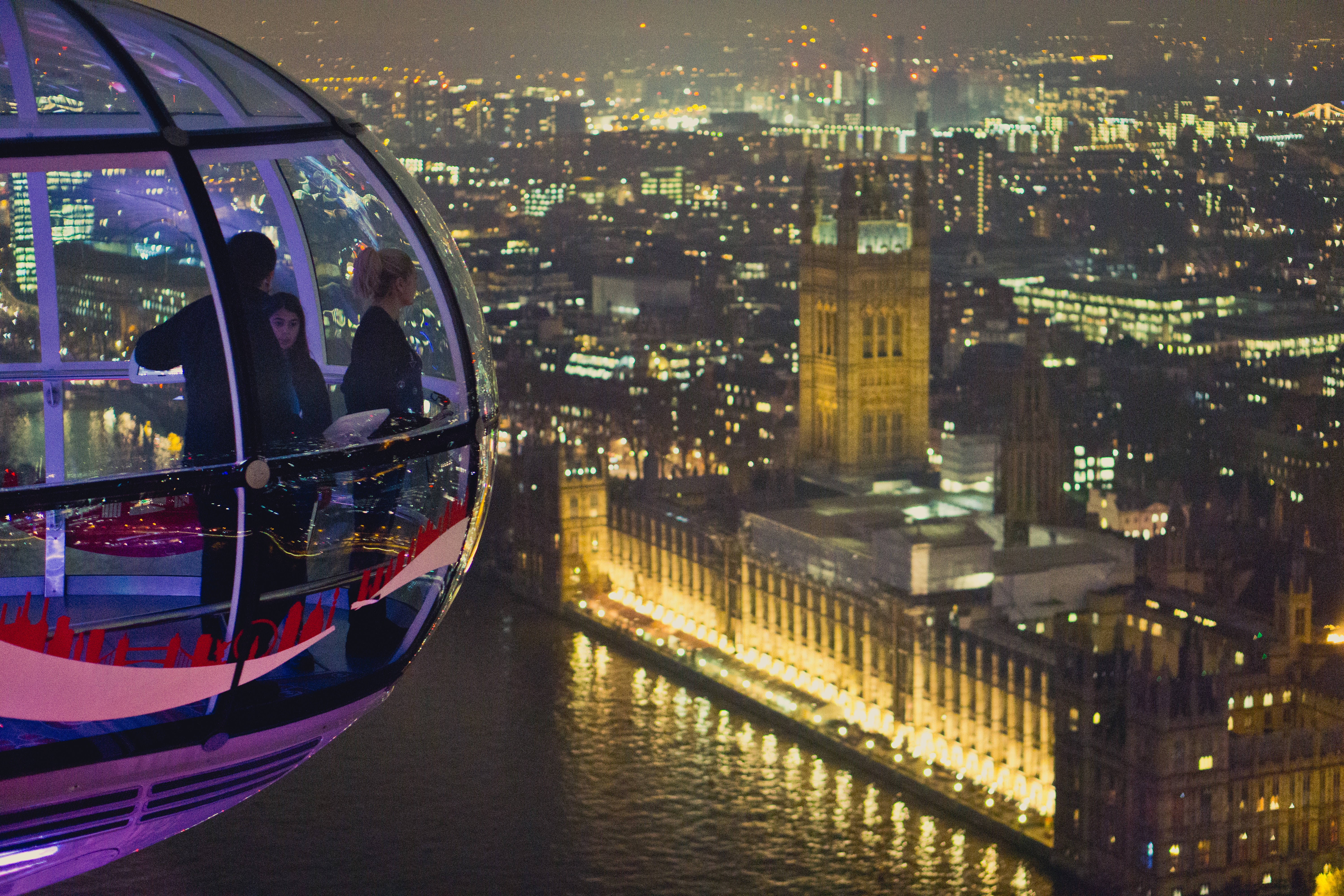 London Eye in London.
