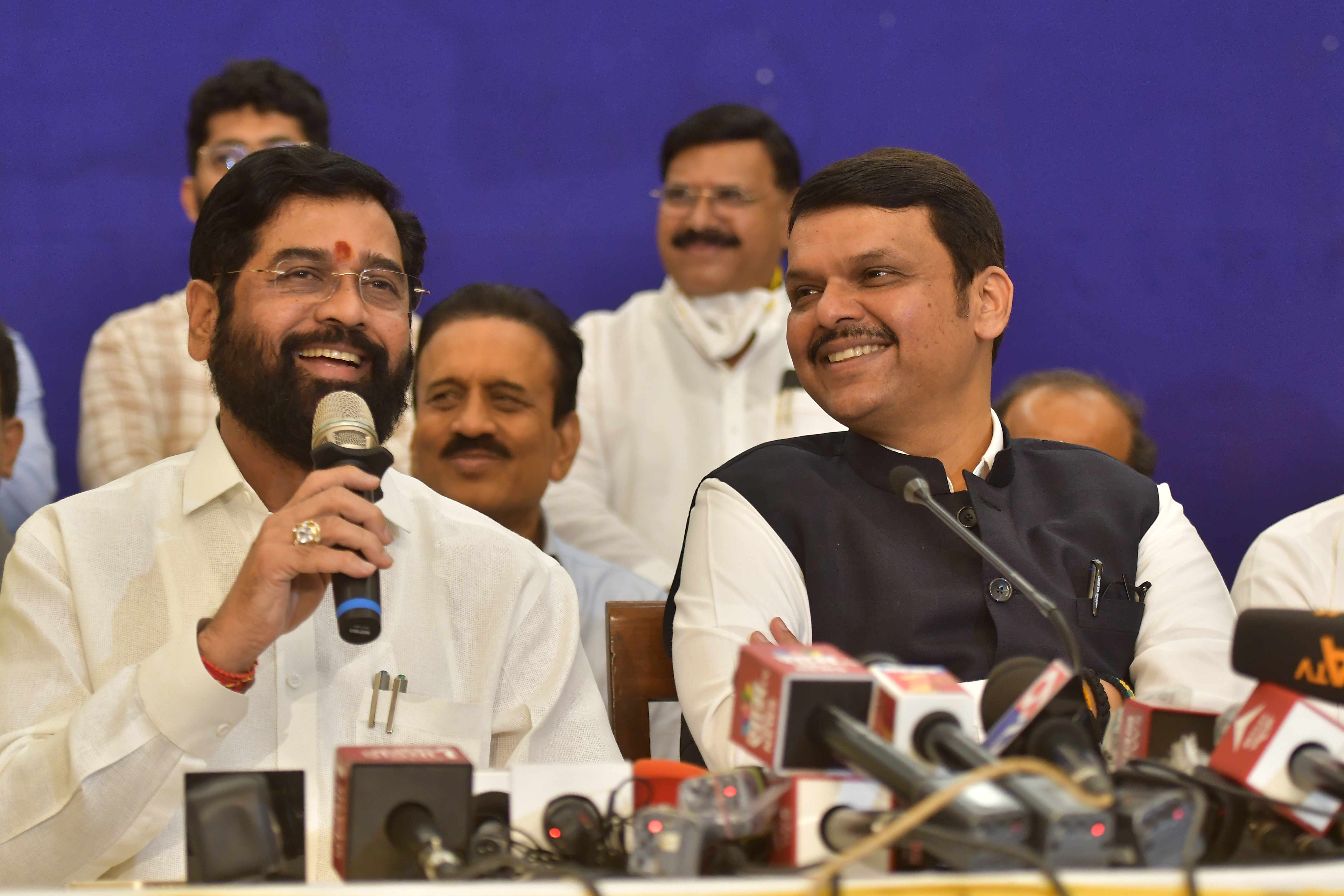 At the press briefing, Eknath Shinde said the BJP, with 106 MLAs and independents, has the support of 120 MLAs and added that if the party wished it could have kept the CM post with itself.