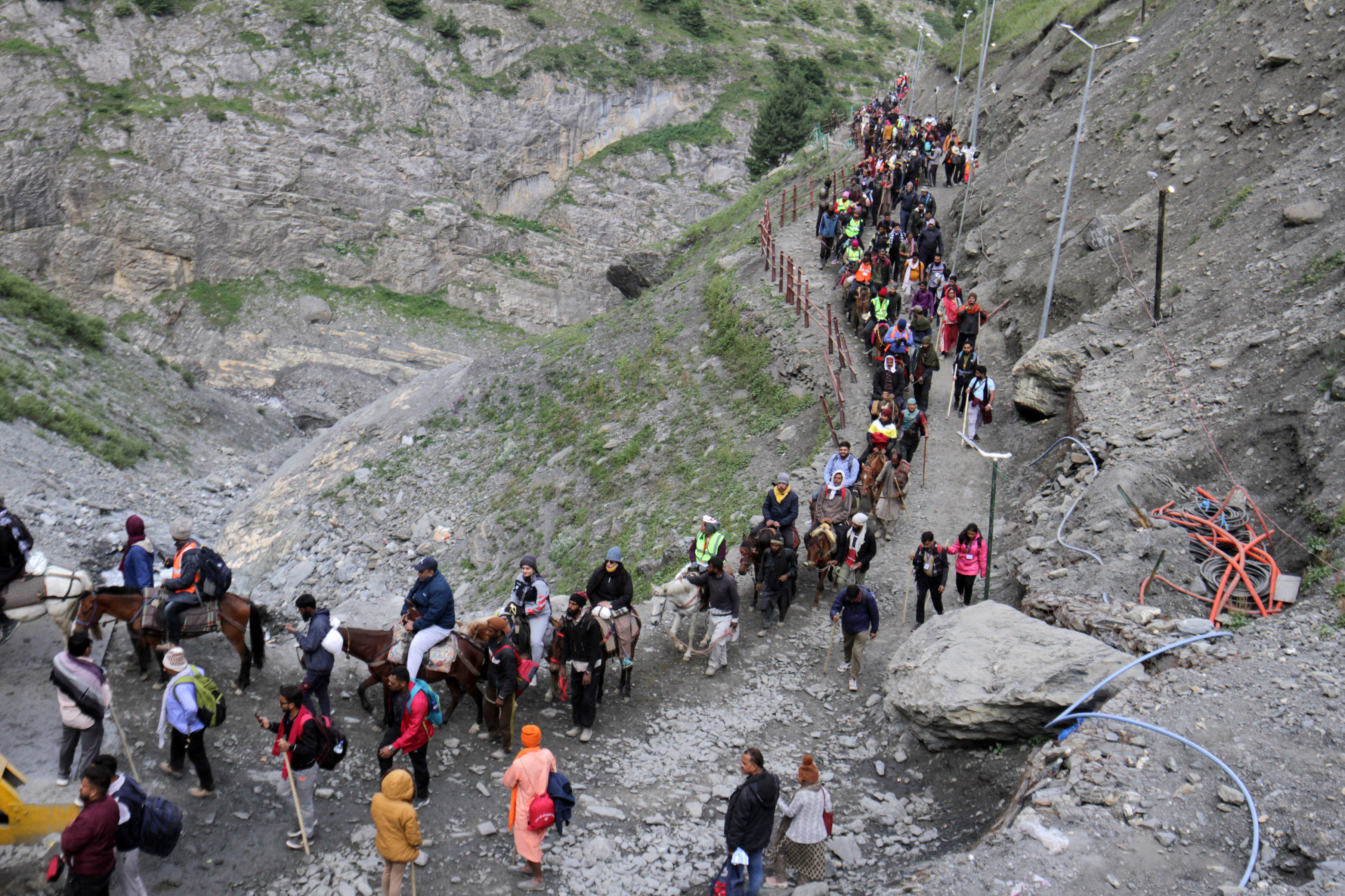 Amarnath Yatra 2022 starts from Pahalgam, Kashmir.