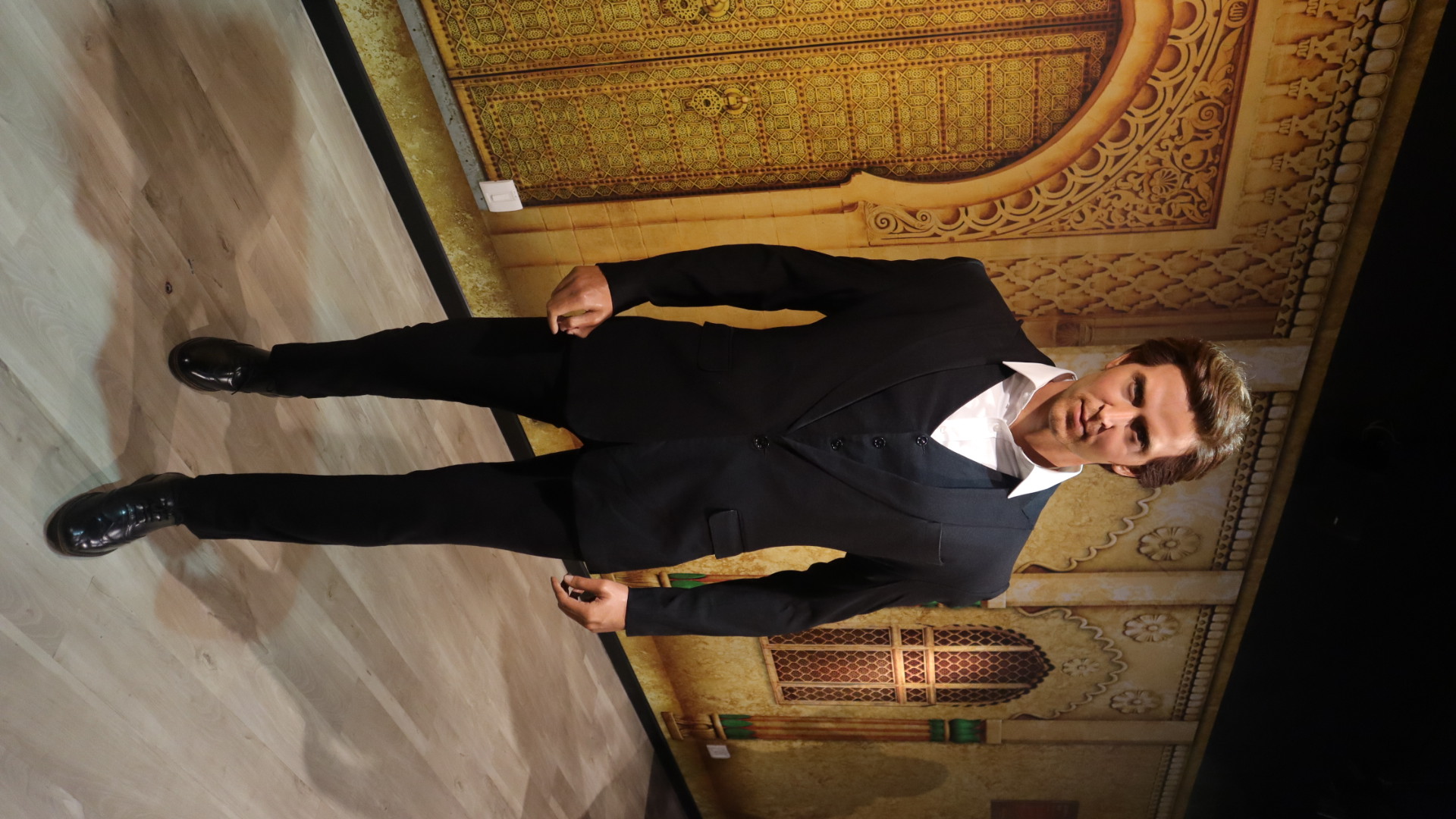 Indian actor Hrithik Roshan's wax figure that was unveiled at Madame Tussauds Wax Museum, at a DLF mall of India in Noida.
