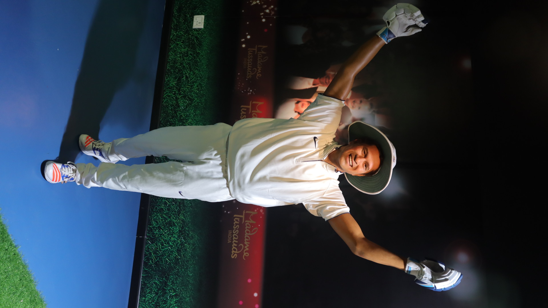 Legendary cricketer Sachin Tendulkar's wax figure that was unveiled at Madame Tussauds Wax Museum, at a DLF mall of India in Noida.