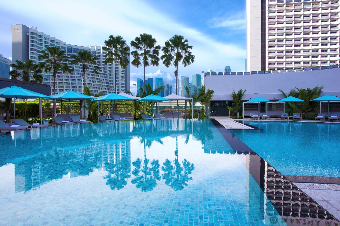Stay at Pan Pacific Singapore.