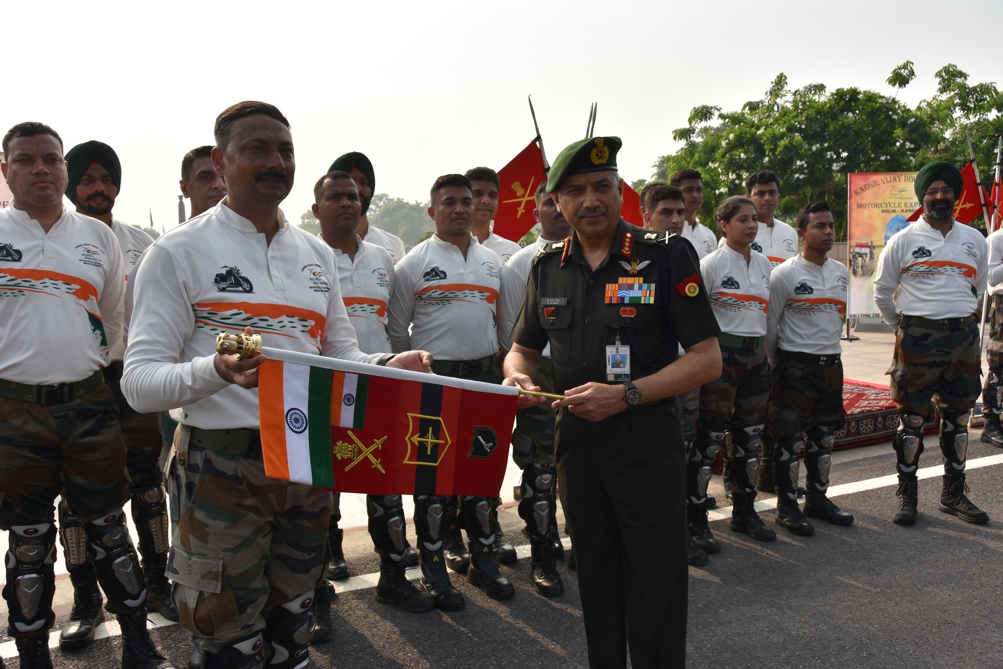 The Indian Army prepared to commemorate the day at the Kargil War Memorial.