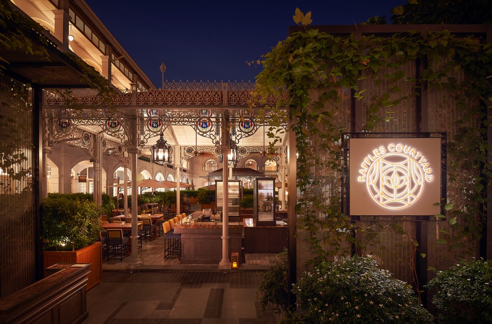 Raffles Courtyard.