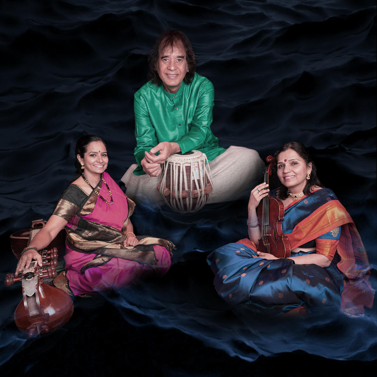 SIFAS Productions is making its big debut at the iconic Esplanade Theatre with a show called Triveni on August 14, presenting the great Ustad Zakir Hussain as the crowd puller